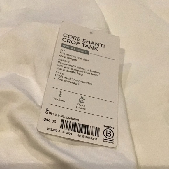 Athleta Core Shanti Crop Tank - Picture 3 of 3